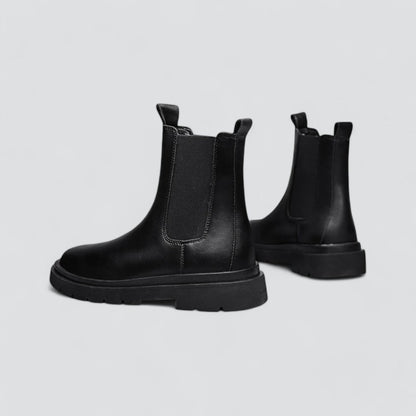 Men's Leather Chelsea Boots | Stretch Fit